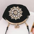 Embellished Velvet Handbag