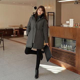 Hooded Coral-fleece Lined Parka