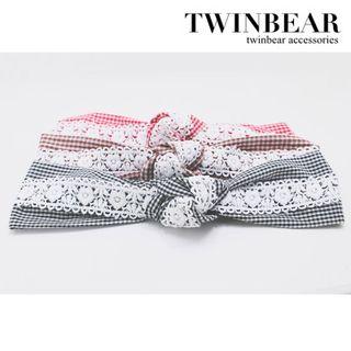 Lace Check Headband