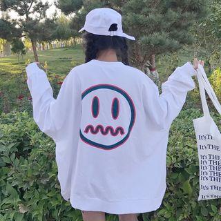 Smiley Long-sleeve Sweatshirt