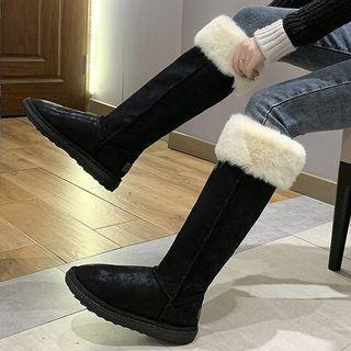 Fluffy Tall Boots