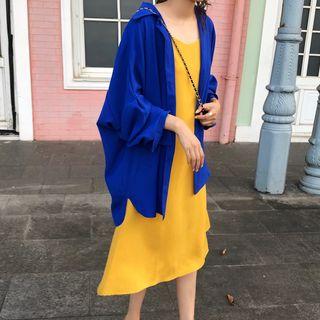 Spaghetti-strap Dress / Plain Shirt