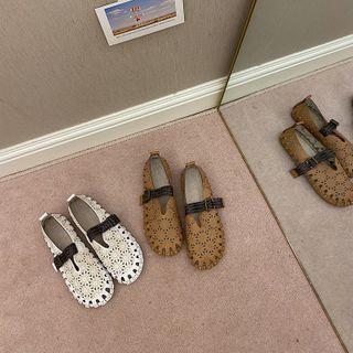 Floral Perforated Flats