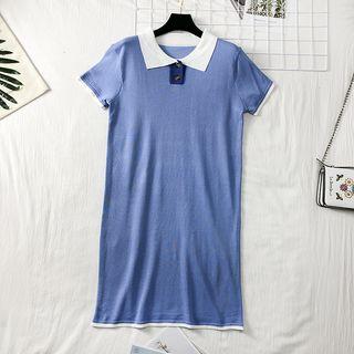 Lightweight Knit Polo Dress / Top