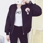 Applique Neoprene Baseball Jacket