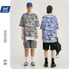 Unisex Camouflage Loose T-shirt