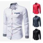 Gingham-cuff Shirt