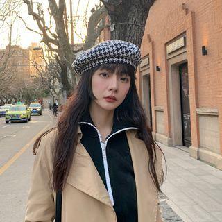 Houndstooth Beret Houndstooth - M Size - Adjustable