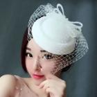 Wedding Pillbox Hat With Veil