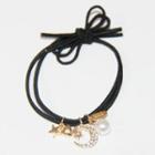 Rhinestone Charm Hair Tie