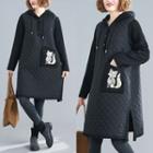 Quilted Hoodie Dress