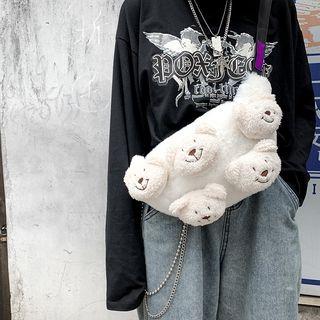 Bear Applique Sling Bag