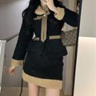 Bow Jacket / Mini Skirt