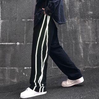 Reflective Stripe Sweatpants