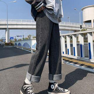 High Waist Straight Leg Oversized Jeans