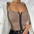 Hook And Eye Closure Camisole Top