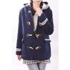 Striped Duffle Coat