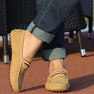 Striped Applique Loafers