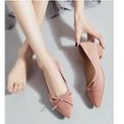 Bow Pointed-toe Flats