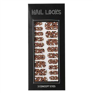 3 Concept Eyes - Nail Looks (leopard) 1pc