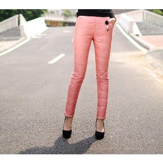 Paneled Down Pants