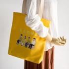 Canvas Printed Tote Bag Seoul - Yellow - One Size