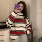 Striped Sweater / Turtleneck Sweater