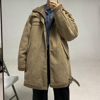Long-sleeve Corduroy Fleece Jacket