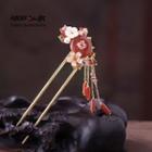 Retro Agate Shell Flower Hair Stick As Shown In Figure - One Size