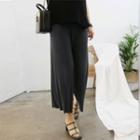 High-waist Pleated Wide-leg Pants