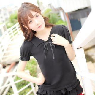 Collared Short-sleeve T-shirt