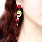 Smiley Face Non Matching Drop Earrings