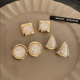 Geometric Resin Alloy Earring (various Designs)