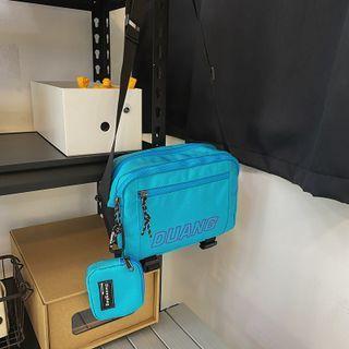 Set: Lettering Crossbody Bag + Coin Purse