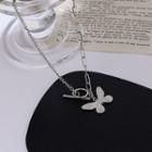 Butterfly Clavicle Necklace As Shown In Figure - One Size
