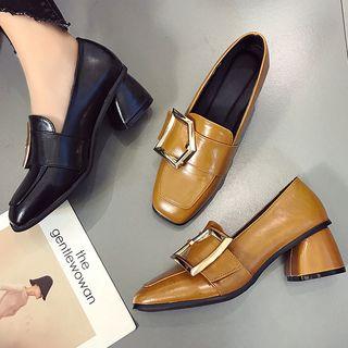 Bock Heel Loafers