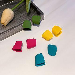 Sterling Silver Asymmetrical Stud Earring