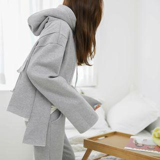 Cutout Hoodie & Sweatpants Lounge Set