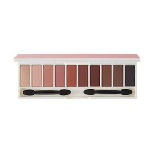 The Saem - Color Master Shadow Palette #03 Cool Burgundy 1.1g X 10pcs
