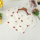 Short-sleeve Fruit Embroidery Top