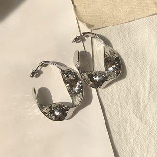Twisted Open Hoop Earring
