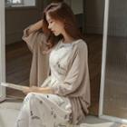 Wide Dolman-sleeve Robe Cardigan