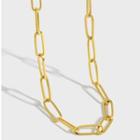 Chunky Chain Sterling Silver Necklace