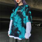 Tie-dye Loose-fit Short-sleeve T-shirt