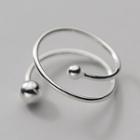 Spiral Sterling Silver Open Ring