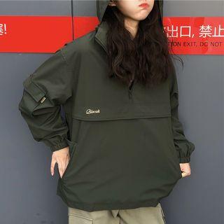 Half-zip Hoodie / Cropped Cargo Pants