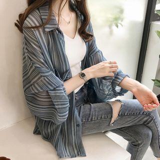 Chiffon Light Shirt Jacket