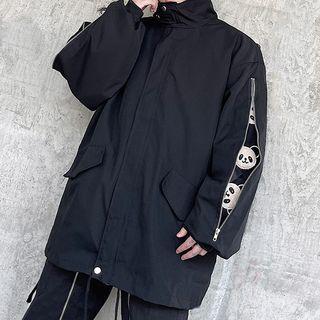 Panda Patch Zip Detail Jacket