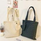 Heart Quilted Tote Bag / Pouch / Set