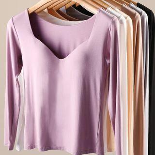 Long-sleeve Padded T-shirt / Set